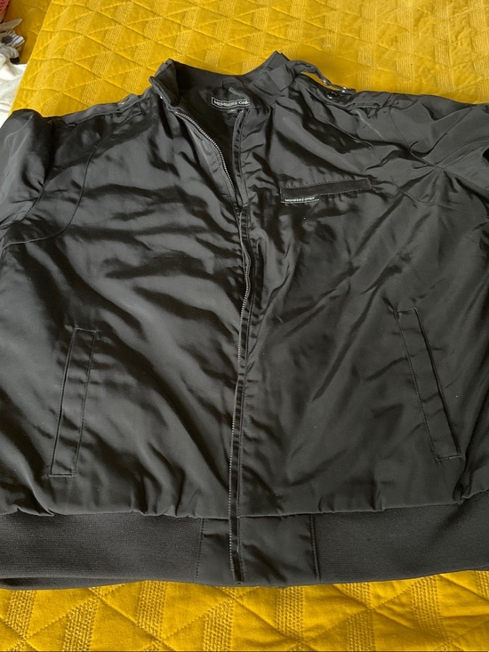 Members Only Other - Members Only Black Bomber Jacket with Zip Front